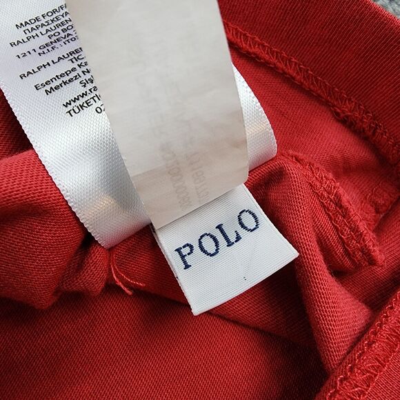 Polo Ralph Lauren Shirt Mens 1XB Red Blue Big Pony #3 Short Sleeve Casual Tee - Picture 16 of 16